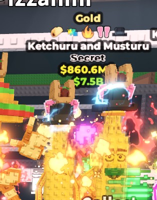 ALMOST 1B!!! GOLD!!⭐Ketchuru and Musturu 860M/s⭐Fast Delivery! 🦖🦖🦖 Store