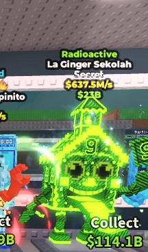 RADIOACTIVE⭐La Ginger Sekolah 637M/s⭐Fast Delivery! 🦖🦖🦖 Store