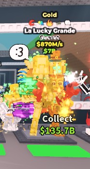 ALMOST 1B!!⭐La Lucky Grande 870M/s GOLD!!!⭐Fast Delivery! 🦖🦖🦖 Store