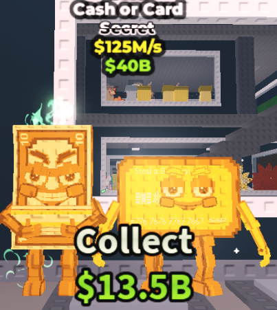 Cash or Card - 125 M/s - Gold