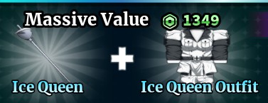 ICE QUEEN OUTFIT + ICE QUEEN - SAILOR PIECE
