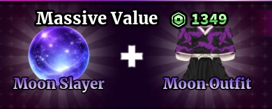 MOON SLAYER + MOON OUTFIT - SAILOR PIECE