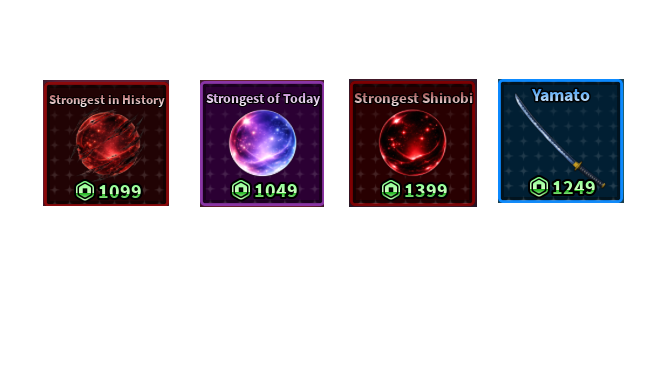 STRONGEST IN HISTORY + STRONGEST OF TODAY + STRONGEST SHINOBI + YAMATO - SAILOR PIECE