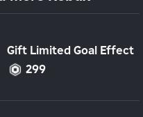 Blue Lock Rivals - Gift Limited Goal Effect【299R】