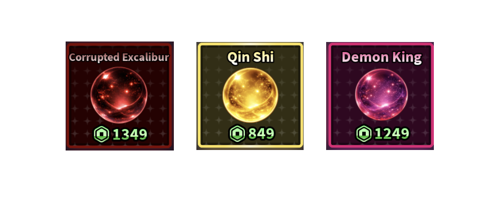 CORRUPTED EXCALIBUR + QIN SHI + DEMON KING - SAILOR PIECE