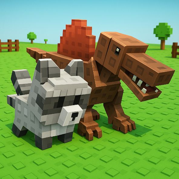 ✨1x RACCOON + Spinosaurus✨ LİMİTED RACOON ✨RACCOON + Spinosaurus