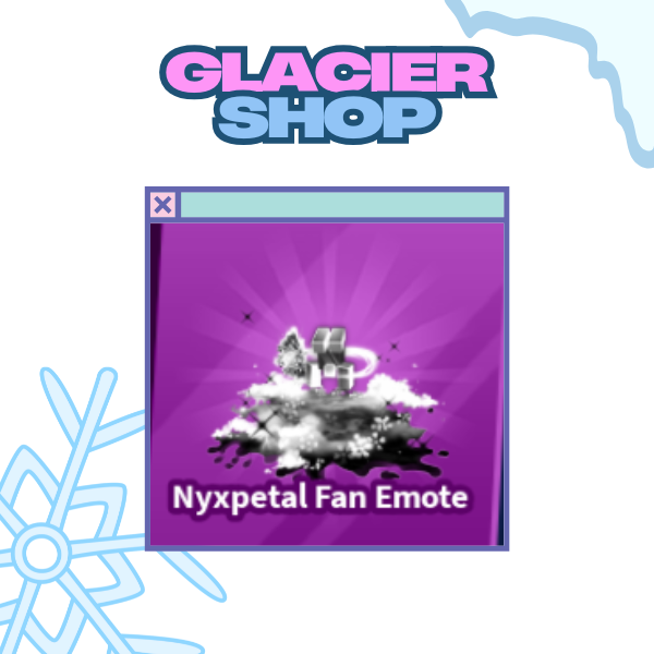 Nyxpetal Fan Emote ( Limited )