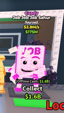 [ Secret ] Candy Job Job Job 2.8M/Sec | Ready Unit✅ | INSTANT DELIVERY✅