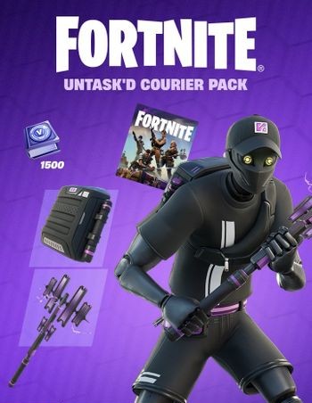 Fortnite - Untask'd Courier Pack + 1500 V-Bucks + Save the World mode