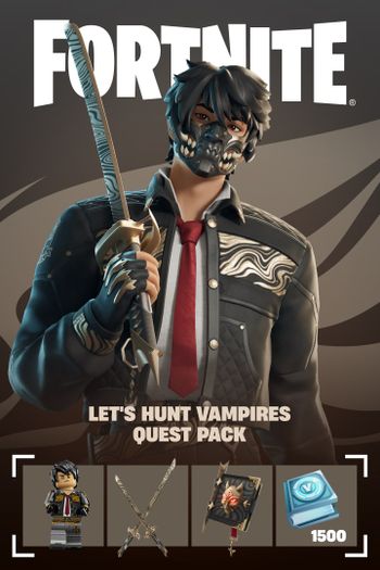 Fortnite - Let's Hunt Vampires Quest Pack + 1,500 V-Bucks
