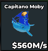 [ Secret ] Diamond Capitano Moby With Taco Trait 560M/s | Ready Unit✅ | INSTANT DELIVERY✅