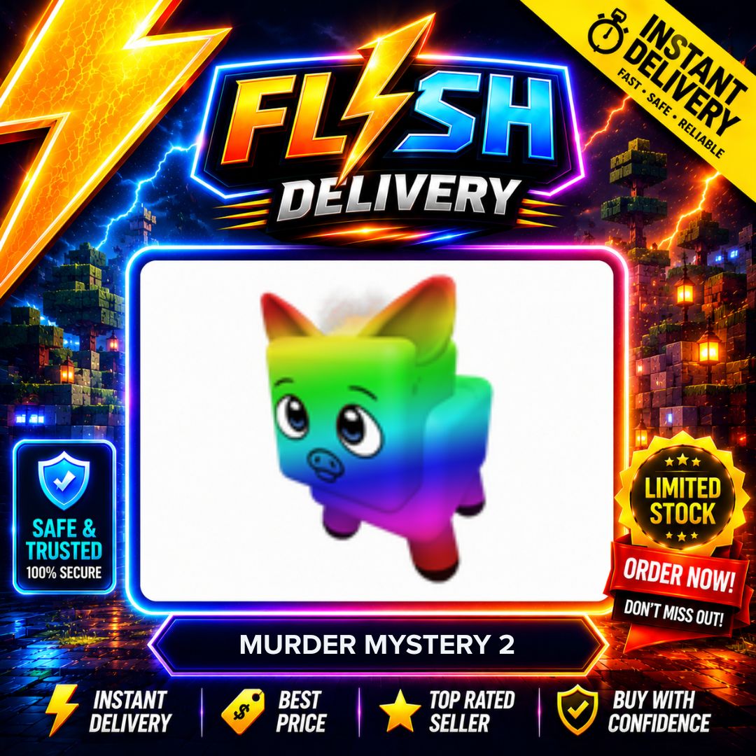 2x CHROMA FIRE PIG PET - MURDER MYSTERY 2 / MM2
