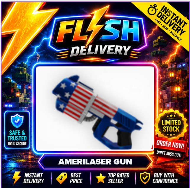 2x AMERILASER GUN - MURDER MYSTERY 2 - MM2