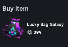 Bee Garden - Galaxy Bag + Shiny Bag【748R】