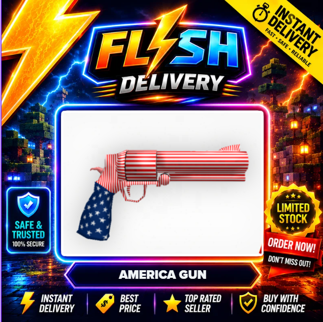 2x AMERICA GUN - MURDER MYSTERY 2 - MM2