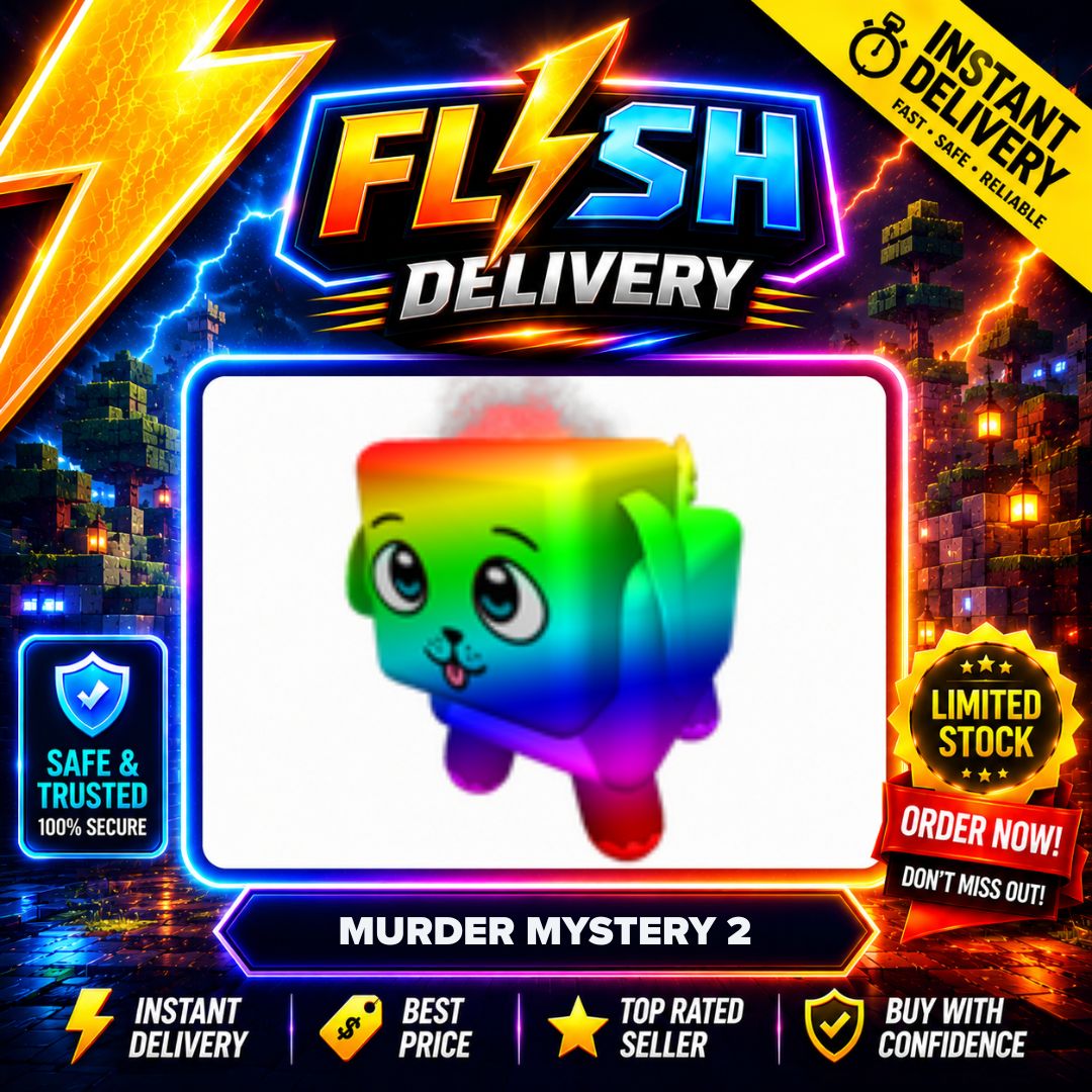 2x CHROMA FIRE DOG PET - MURDER MYSTERY 2 / MM2