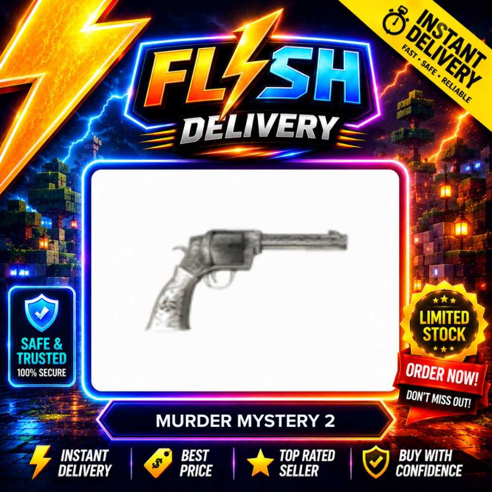 2x Cowboy Gun - MURDER MYSTERY 2 - MM2