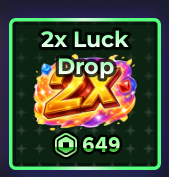 2x Luck Drop Permanent (649R) ⚓ Sailor Piece