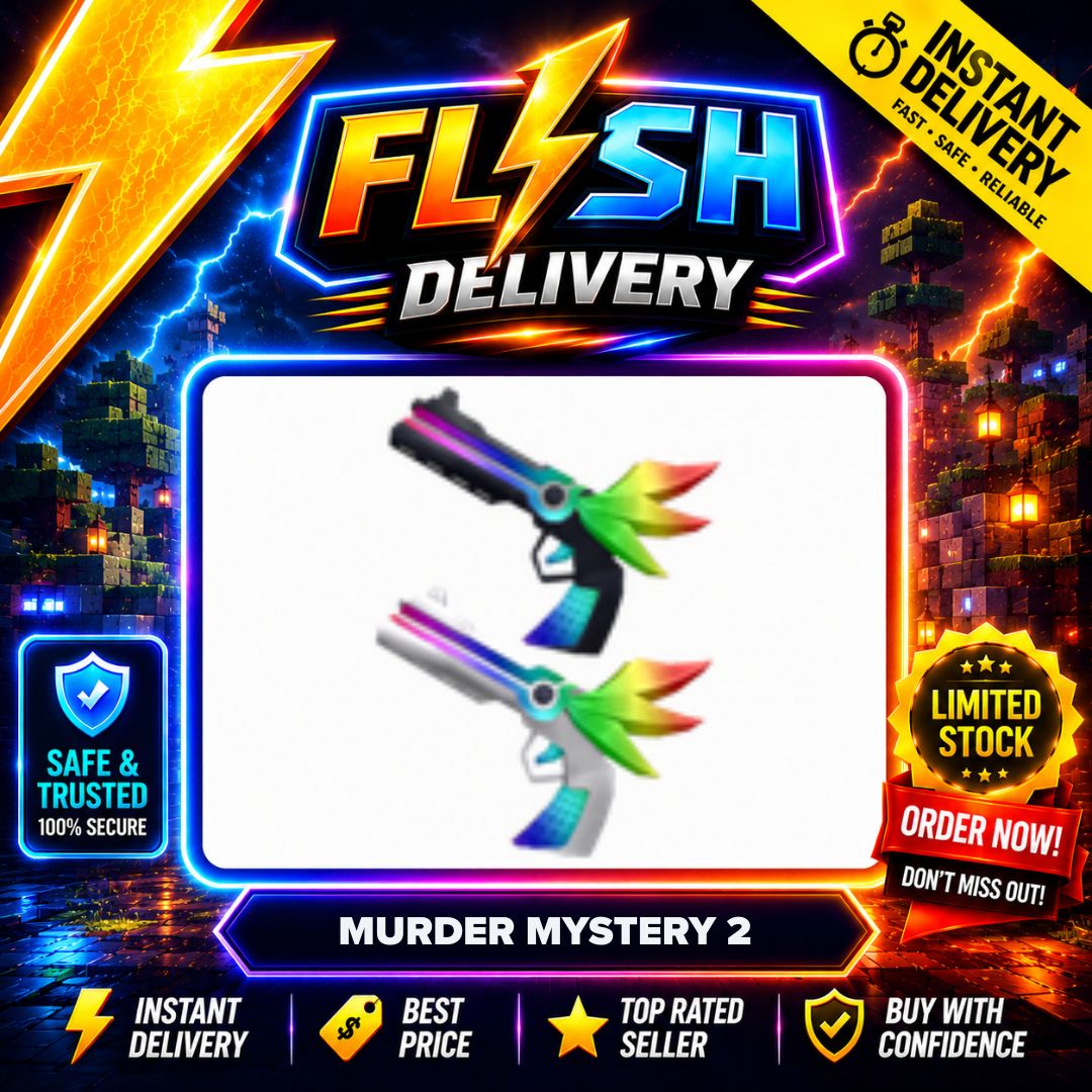 CHROMA BRINGER SET (CHROMA DARKBRINGER GUN AND CHROMA LIGHTBRINGER GUN) - MURDER MYSTERY 2 / MM2