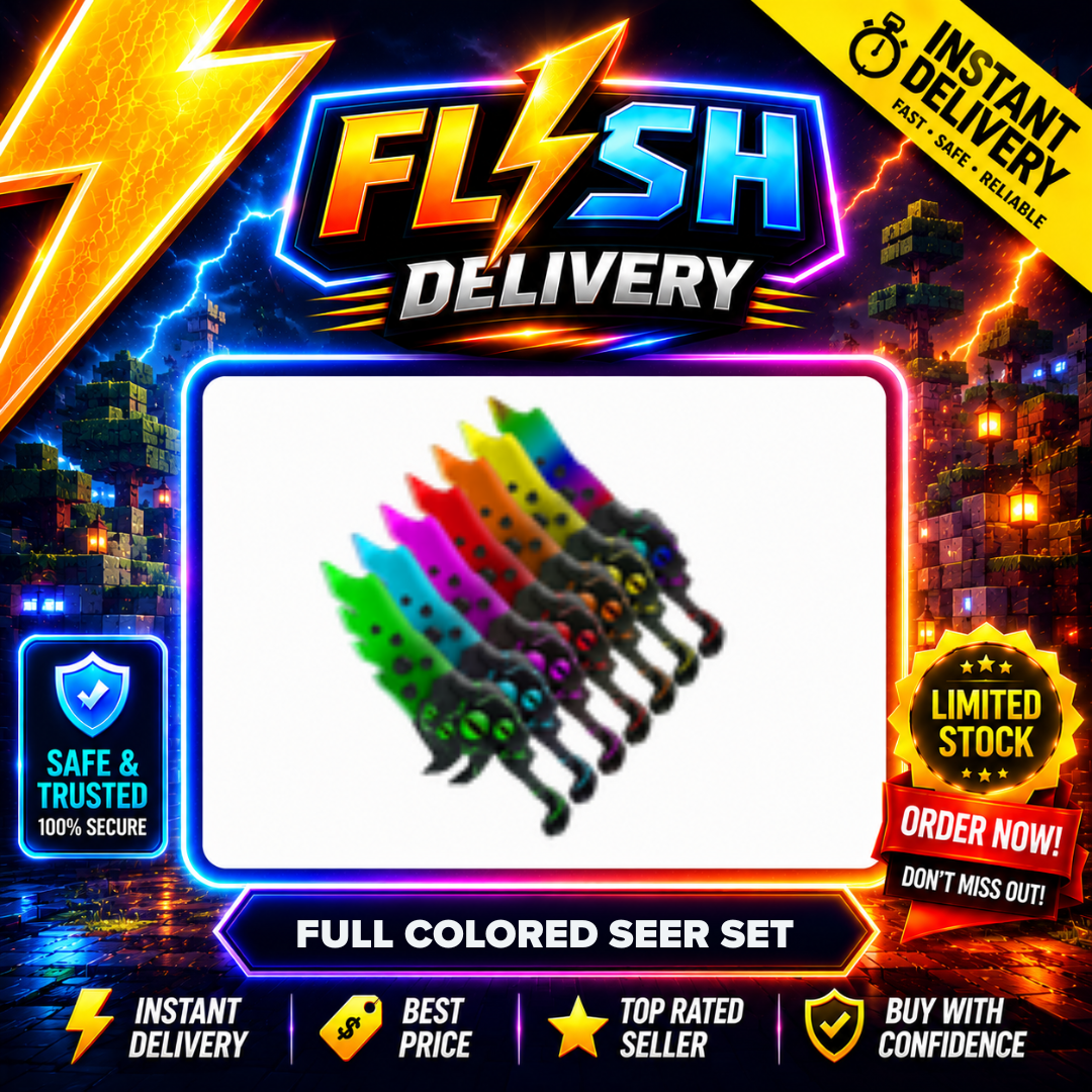 FULL COLORED SEER SET (BLUE, ORANGE, PURPLE, RED, GREEN, YELLOW, CHROMA) - MURDER MYSTERY 2 / MM2