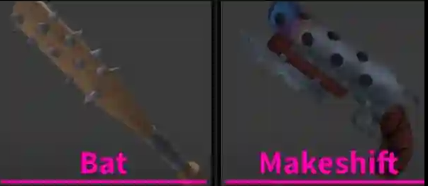 Bats Set (Bat + makeshift) - MURDER MYSTERY 2 - MM2