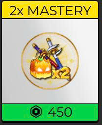 Gamepass 2x Mastery