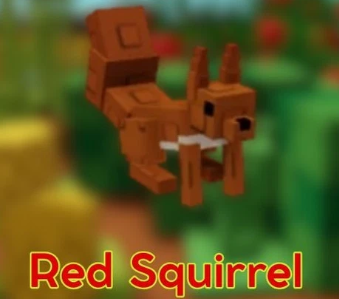 RED SQUIRREL - GROW A GARDEN