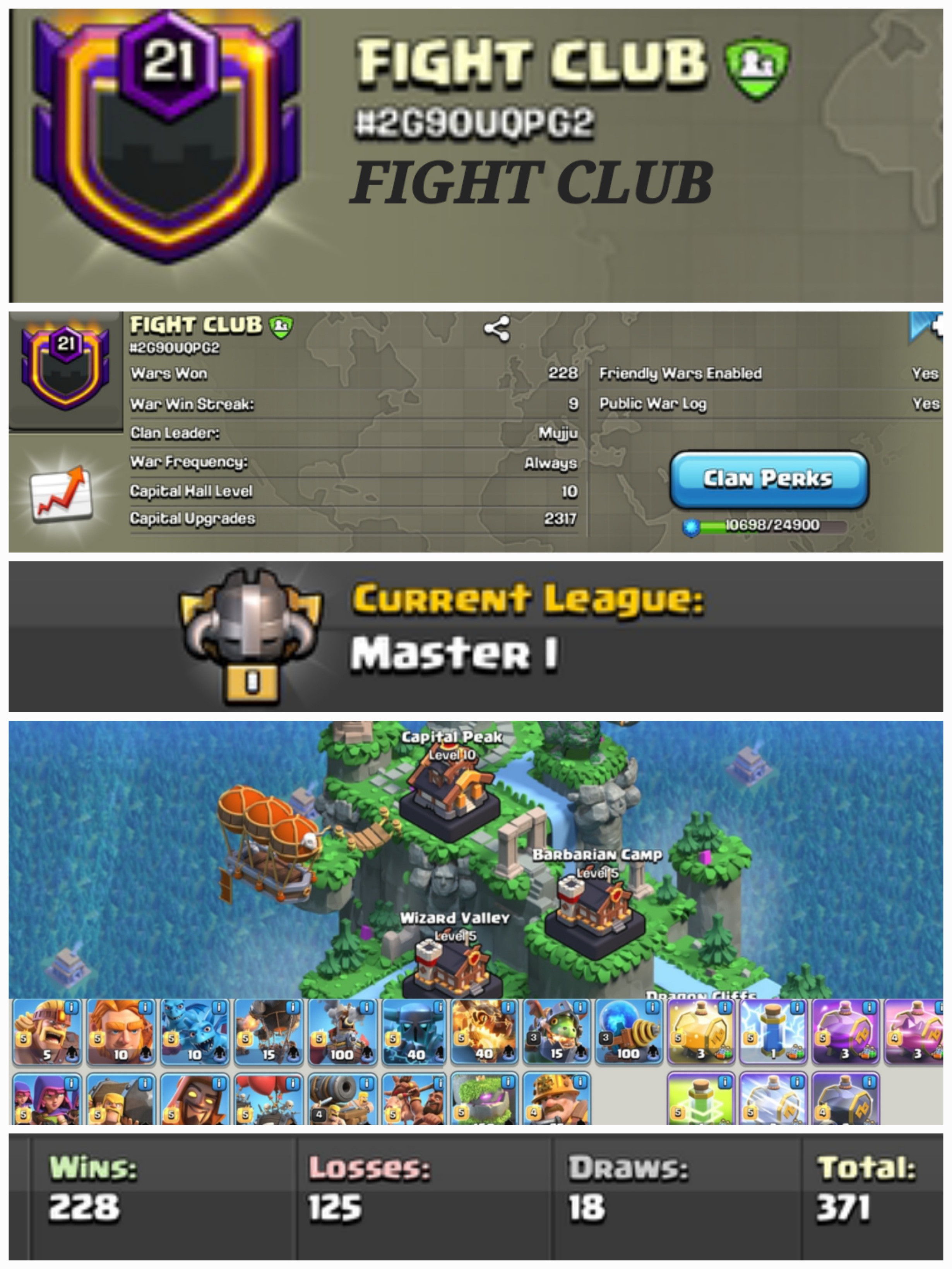 CHAMPION 1 CLAN !! LEVEL 14 !! WIN 276 LOSS 107 !! HIGH WAR WINS !! BEST FOR CLAN WAR LEAUGE  !! CHEAP !! FAST DELIVERY