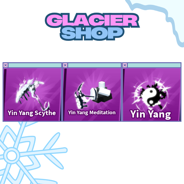 Yin Yang Scythe + Explosion + Emote ( Limited Set )