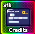 1K CREDITS / 1000 CREDITS - ANIME ETERNAL 560R