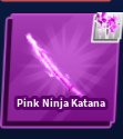 Pink Ninja Katana
