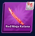 Red Ninja Katana