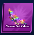 Chroma Oni Katana