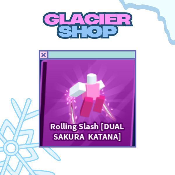 Rolling Slash - Dual Sakura Katana Emote ( Limited )