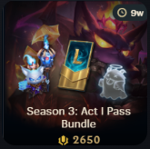 🎁[ Euw] ⭐| Season 3: Act I Pass 2026 ⚡ Lol event pass [ 2650 ]| | 100 % legal RP | ✌️ Prime RP ✅⭐Check Description⭐