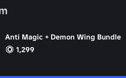 Sailor Piece - Insane Value【Anti Magice + Demon Wing Bundle】【1299R】