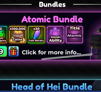 Anime Apocalypse - Atomic Bundle + Head of Hei Bundle【2398R】