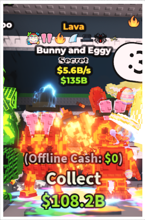 Lava Bunny and Eggy (5.6B/s) – 7 TRAITS – SECRET – STEAL A BRAINROT – FAST DELIVERY & TRUSTED #V4LZ2H
