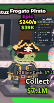 Frogato Pirato RARE EPIC Brainrot hallowen index