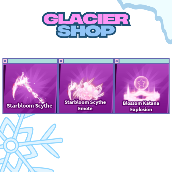 Starbloom Scythe + Explosion + Emote ( Limited )
