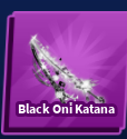 Black Oni Katana