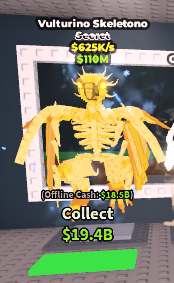 Vulturino Skeletono Gold