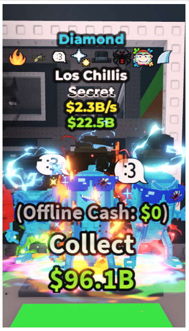 Diamond Los Chillis (2.3B/s) – 8 TRAITS – SECRET – STEAL A BRAINROT – FAST DELIVERY & TRUSTED #M8CR6A