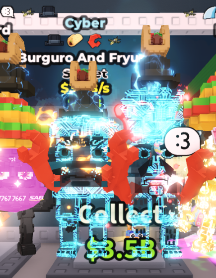 Cyber Burguro and Fryuro (3.5B/s) – 4 RARE TRAITS – SECRET – STEAL A BRAINROT – FAST DELIVERY & TRUSTED #W5LZ3K