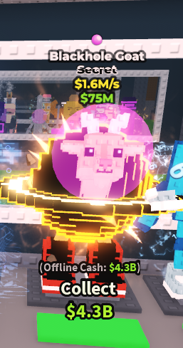 [ Secret ] Blackhole Goat With Bubblegum Trait 1.6M/Sec | Ready Unit✅ | INSTANT DELIVERY✅