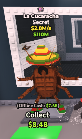 [ Secret ] La Cucaracha With Nyan Trait 2.8M/Sec | Ready Unit✅ | INSTANT DELIVERY✅