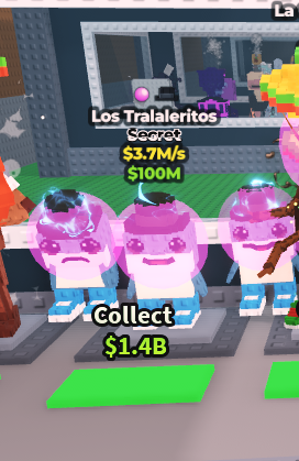 [ Secret ] Los Tralaleritos With Bubblegum , Matteo Hat Trait 3.7M/Sec | Ready Unit✅ | INSTANT DELIVERY✅