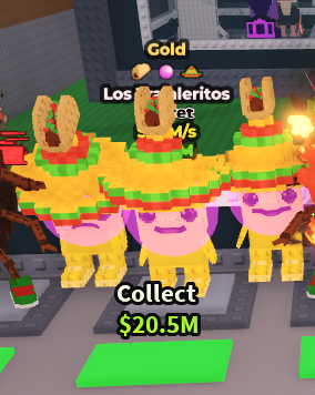 [ Secret ] Gold Los Tralaleritos With Taco , Bubblegum , Mexico Hat Trait 5.1M/Sec | Ready Unit✅ | INSTANT DELIVERY✅