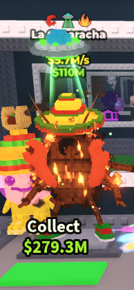 [ Secret ] La Cucaracha With UFO , Crab , Fire Trait 5.7M/Sec | Ready Unit✅ | INSTANT DELIVERY✅