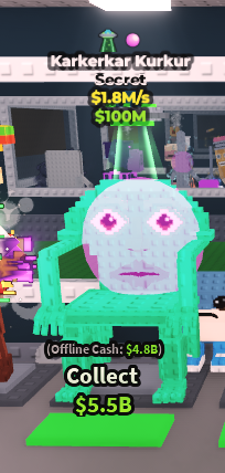 [ Secret ] Karkerkar Kurkur With UFO , Bubblegum Trait 1.8M/Sec | Ready Unit✅ | INSTANT DELIVERY✅